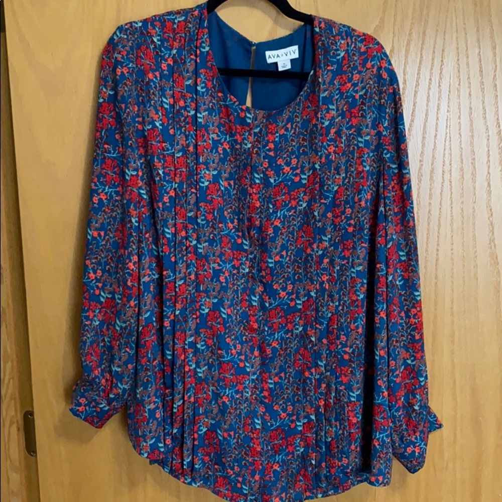 Ava & Viv Floral Blouse - Picture 8 of 10